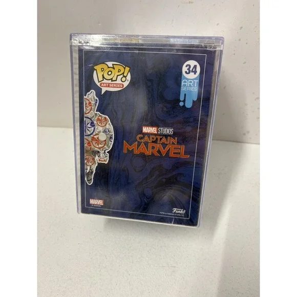 Funko Pop: Marvel Avengers: Captain America   #32 Art Series/Special Edition - Picture 4 of 5